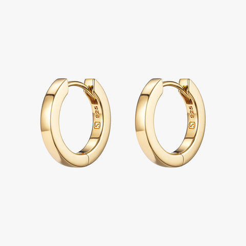 Signature Bold Huggie Hoop Earrings